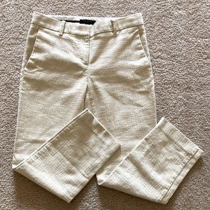 Ann Taylor Ivory Ankle Pant